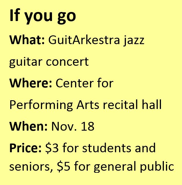 Students jazz up guitars Nov. 18